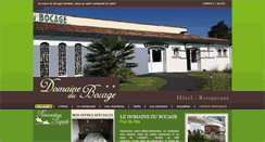 Desktop Screenshot of domaine-du-bocage.fr